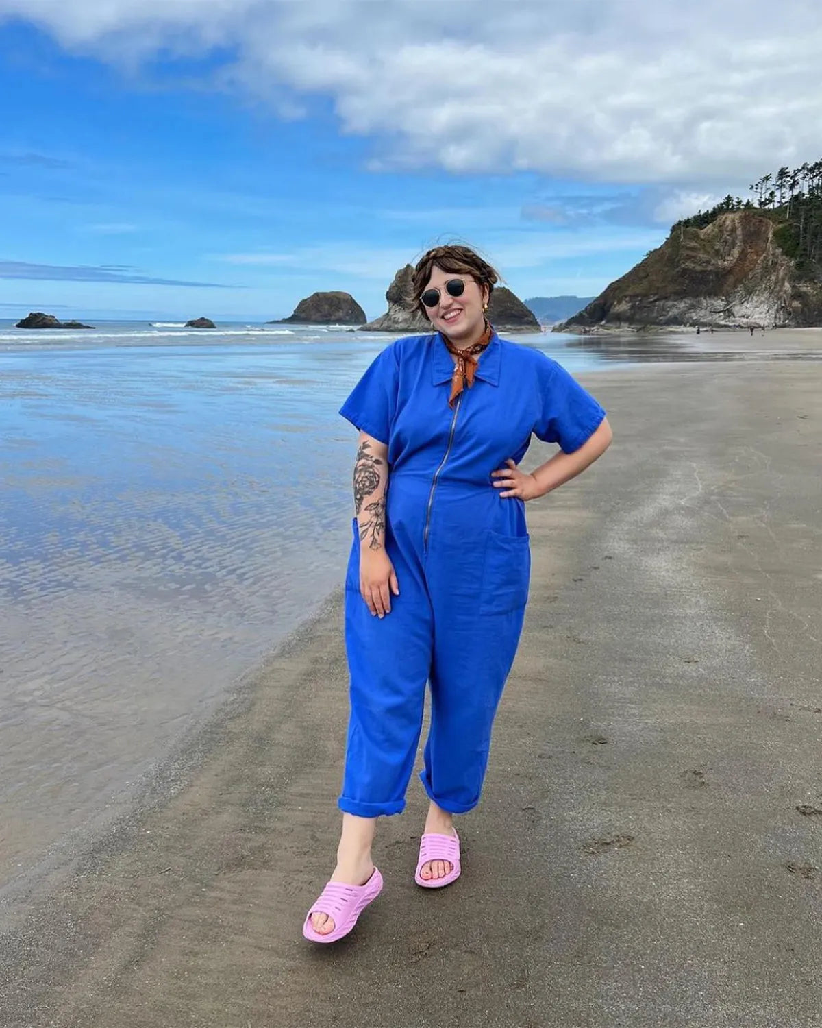 🔥🔥49% OFF-Cropped Utility Jumpsuit