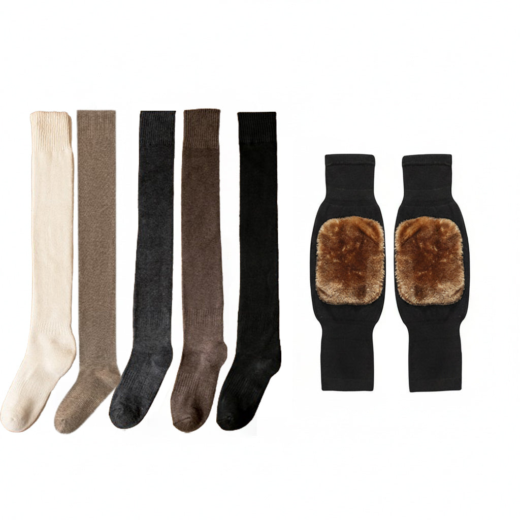 💞50K+ SOLD!🧦🤝✨ Classic Elegance, Effortless Wear | Soft & Stretchy Thigh High Socks❤️🔥🧦