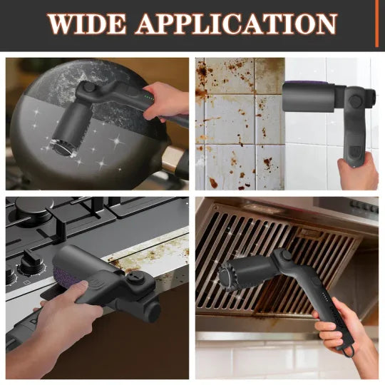 ๐ Cordless Electric BBQ Brush Cleaner โ Deep Cleaning, Long Handle & Rechargeable ๐