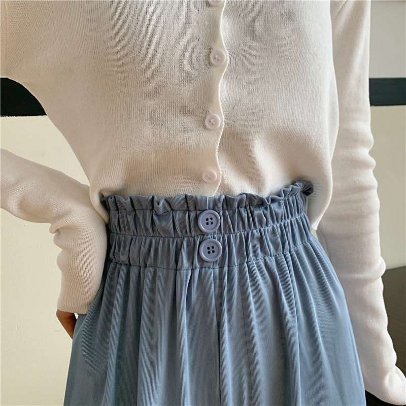 Women's High-Waist Wide-Leg Pants