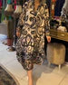 Loose Elegant Printed Dress