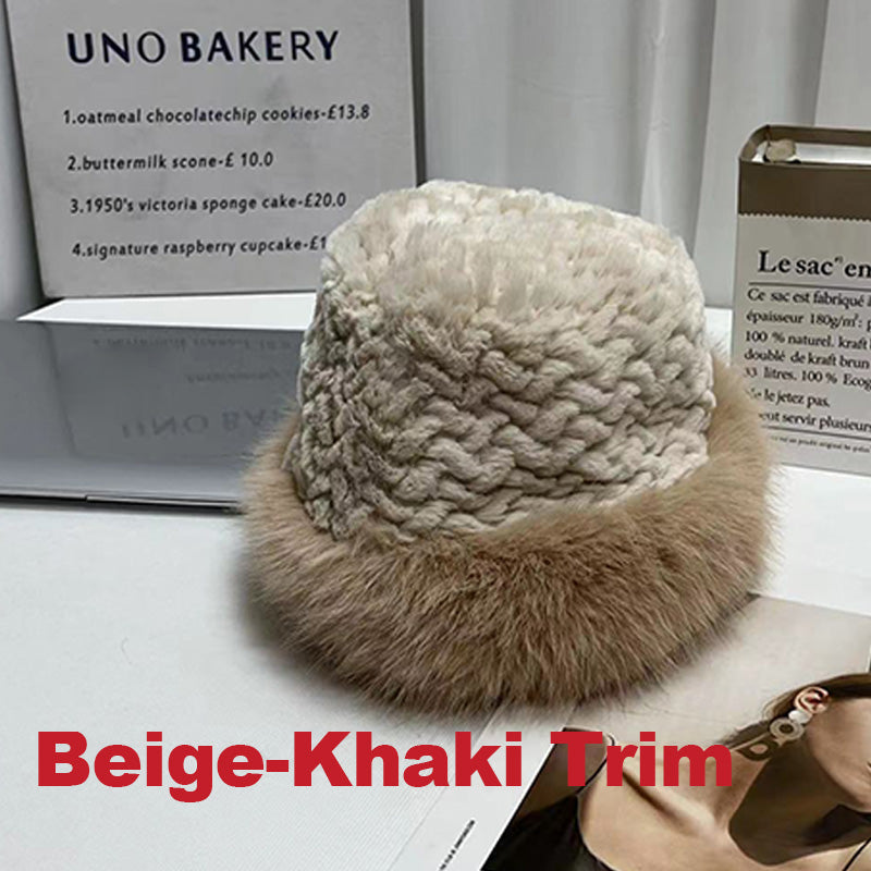 ๐Warm Gift ๐- Women's Warm Fashion Synthetic Rabbit Fur Fisherman Hat