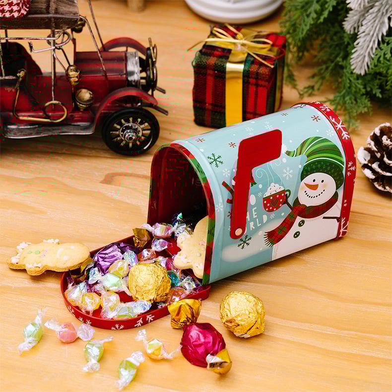 ๐
Decor Christmas Cookie Tins Tinplate Candy Boxes