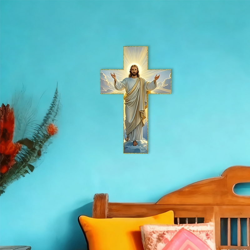 Retro Jesus Christ Wall Cross Decor