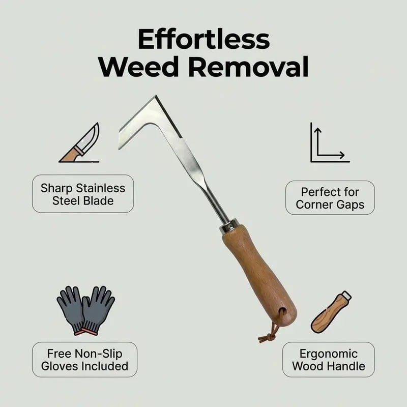 ๐ฟ Patio Weeder Tool โ Easily Clear Weeds From Paving Gaps