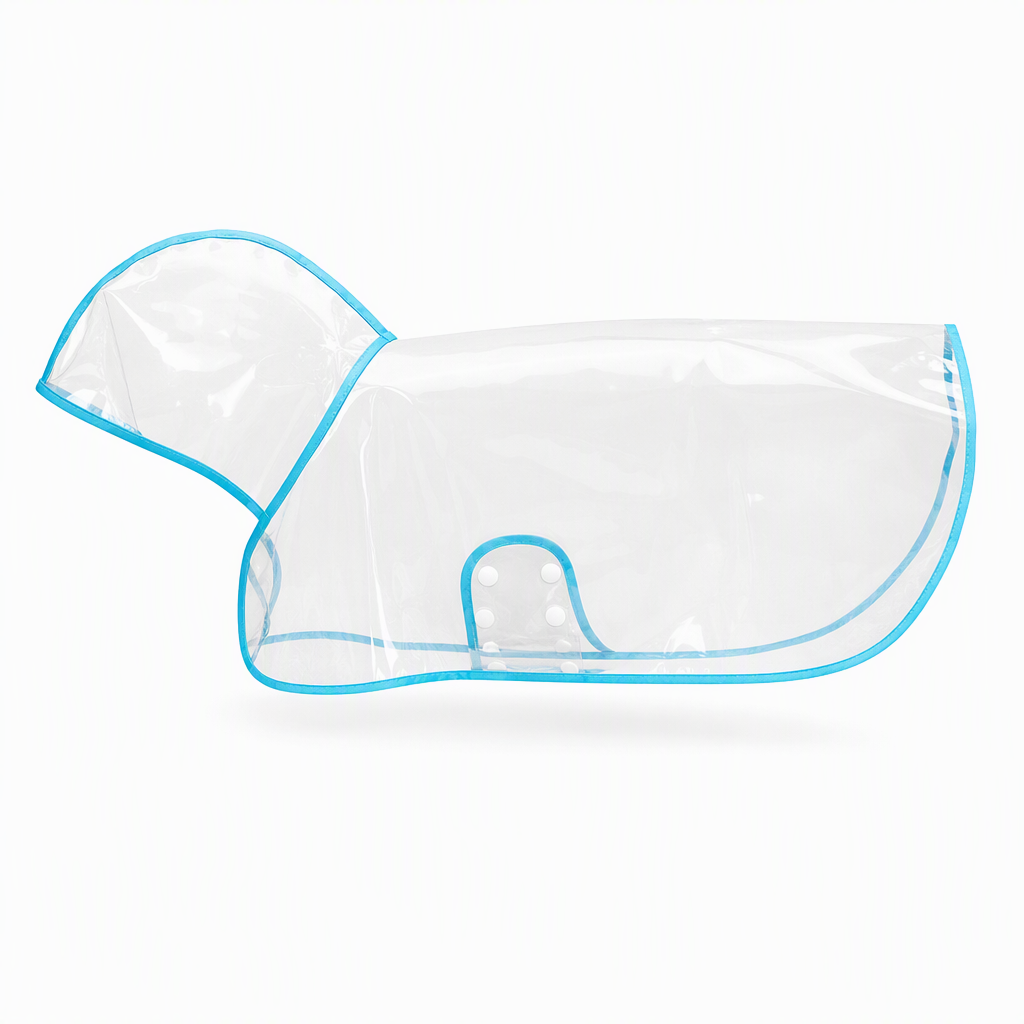 ๐ง๏ธ Transparent Waterproof Dog Raincoat โ XS to 8XL