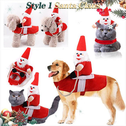 Christmas Dog Cosplay Clothes