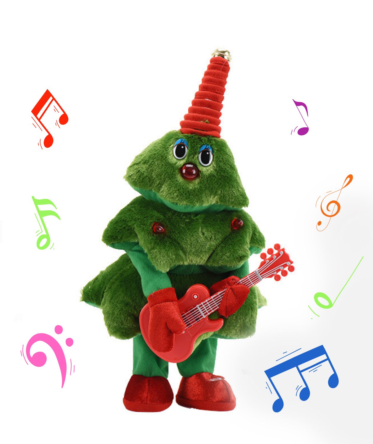 🎵🎄Sing and Dance Rock Christmas Tree Toy🎸🎷