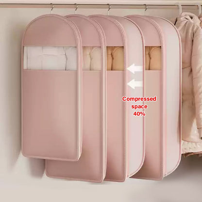 ❤️‍🔥2025 Space Saving Hanging Garment Bag with Self Compression Zipper