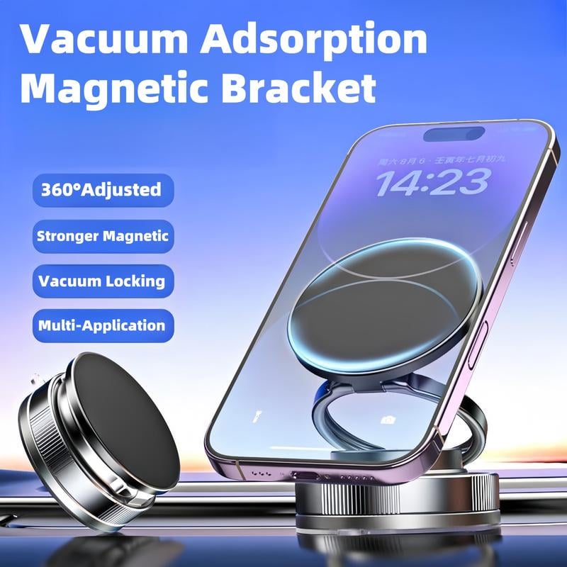 🔥 360° Adjustable Vacuum Magnetic Phone Holder