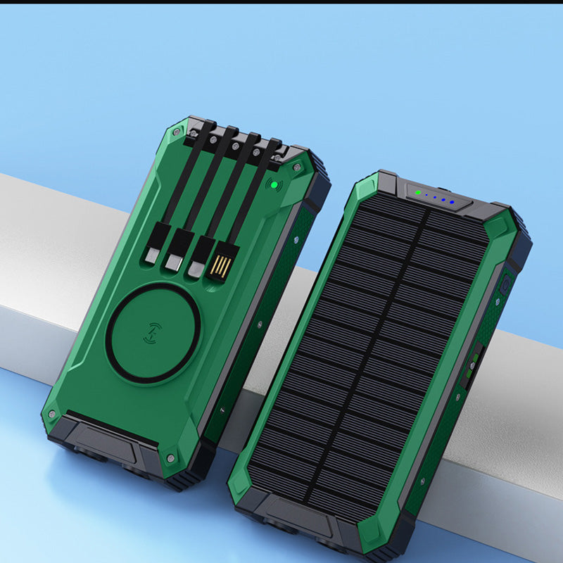 Solar Wireless Portable Power Bank