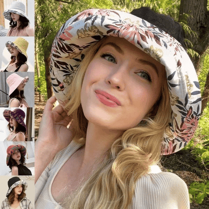 Wide Brim Cotton Summer Hat