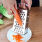 4-Sided Blades Stainless Steel Cheese & Vegetable Grater