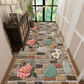Cut-out 3D Carpet With Floral Flooring