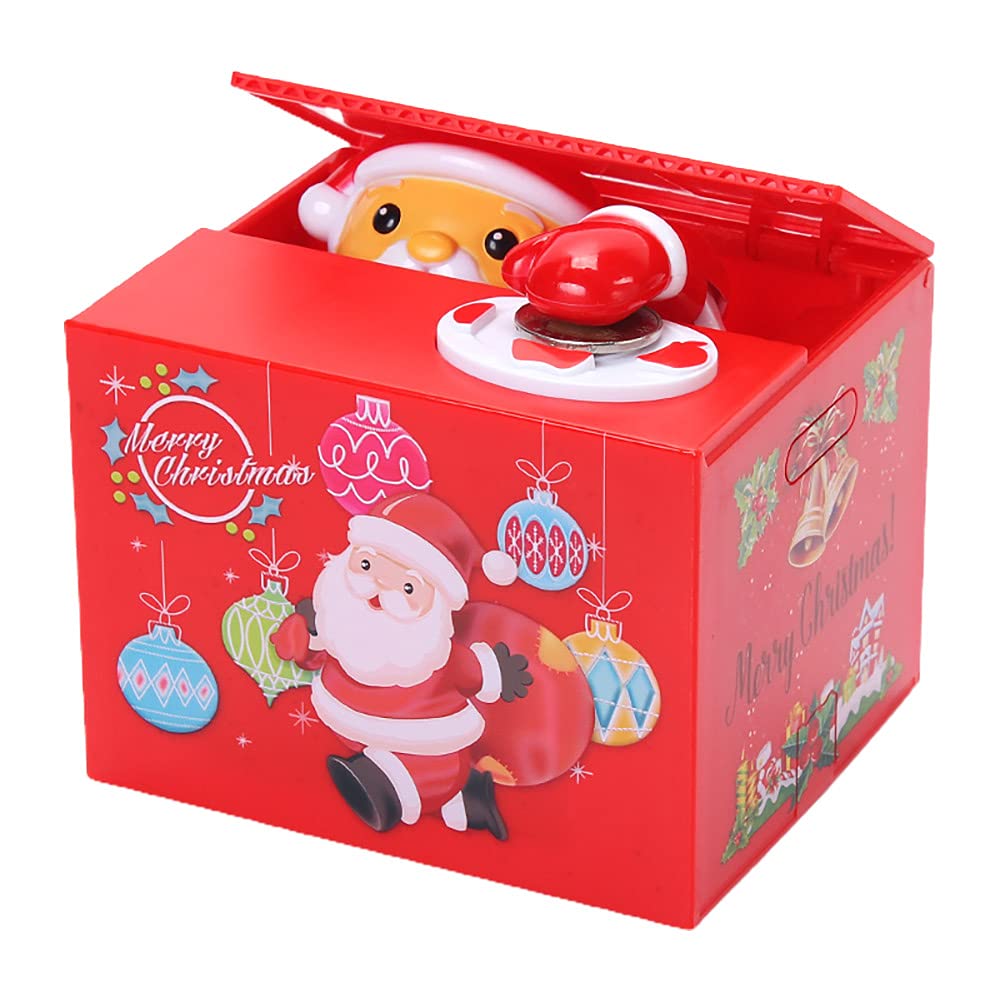 Funny Cute Singing Santa Saving Money Box