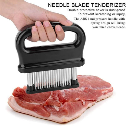 Meat Tenderizer with 48 Stainless Steel Blades