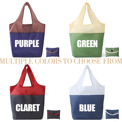 Recycled Folding Shopping Bags(2PCS)