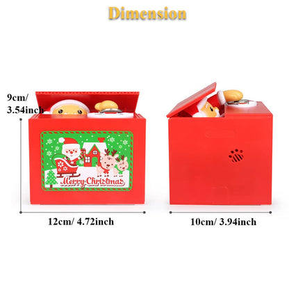 Funny Cute Singing Santa Saving Money Box