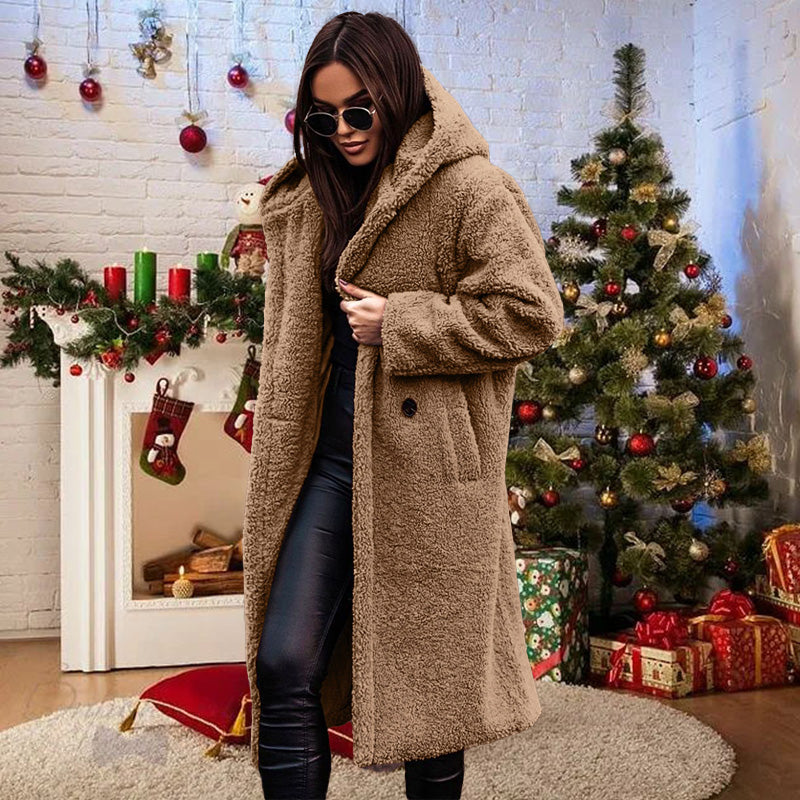 [Best Gift For Her] Women's Hooded Overcoat