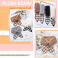 Sophisticated Elegant Plush Scarf