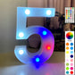 Colorful LED Marquee Letter Lights