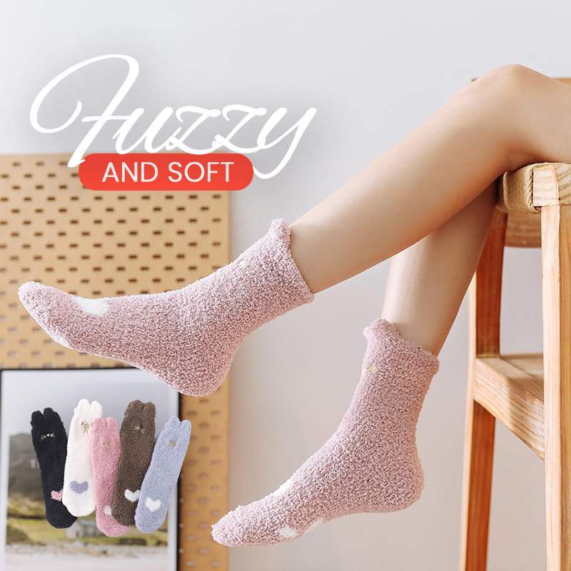 Lovely Plush Sock Thickening Floor Socks