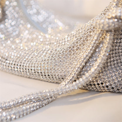 Luxury Design Shiny Rhinestones Handbag