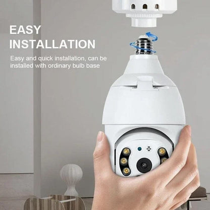 Wireless Wifi Light Bulb Security Camera