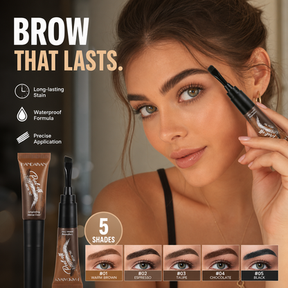 💞Buy 1 Get 1 Free💞Waterproof Brow Tint – Peel‑off, easy apply. Covers greys, shapes perfectly. A brow game changer!🌟