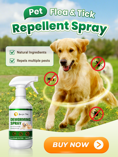 🥇BUY 1 GET 1 FREE🔥Flea & Tick Repellent Spray for Cats and Dogs