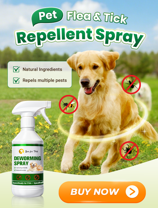 🥇BUY 1 GET 1 FREE🔥Flea & Tick Repellent Spray for Cats and Dogs