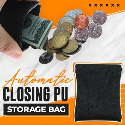 Automatic Closing PU Storage Bag