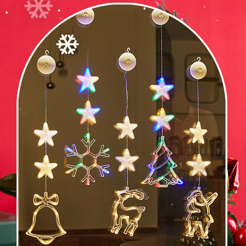 Special Gift - Christmas Ambiance Decorations Suction Cup LED Lights