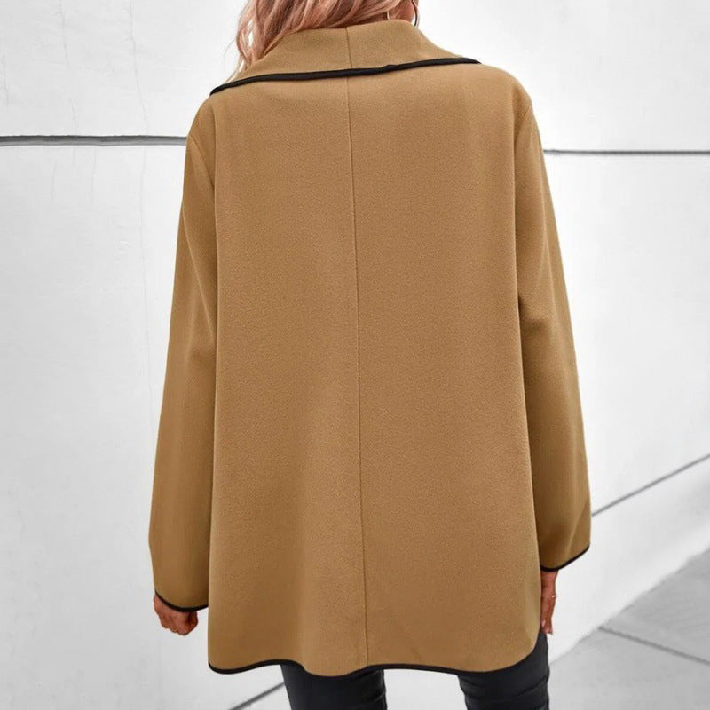 [Gift For Her] Women's Long-sleeved Casual Woolen Jacket