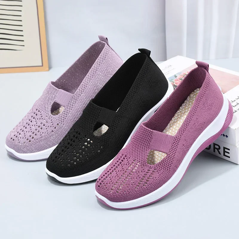 Women's Woven Orthopedic Breathable Soft Sole Shoes