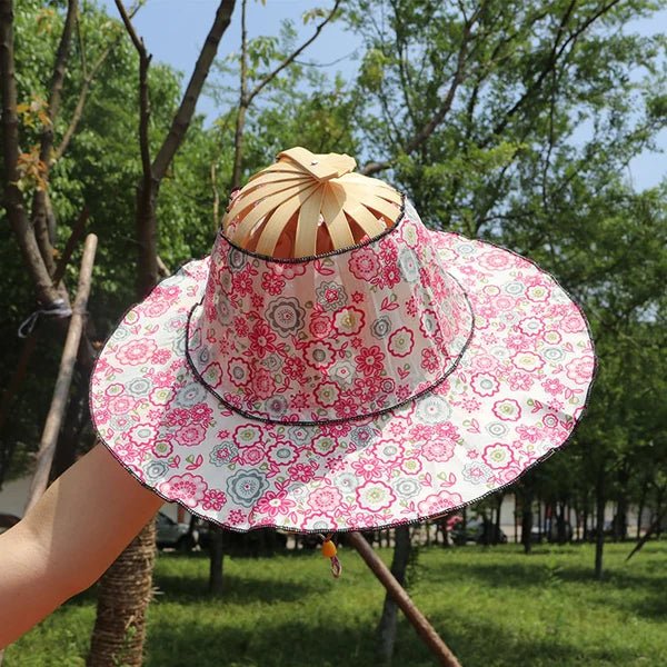 Fashionable Bamboo Fan Hat