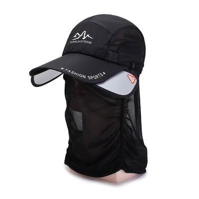 Retractable Brim Outdoor/Fishing/Riding/Climbing Sunblock Hat