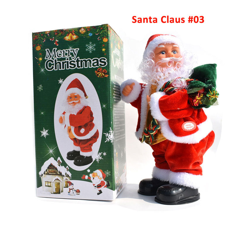 Electric Dancing Music Santa Claus