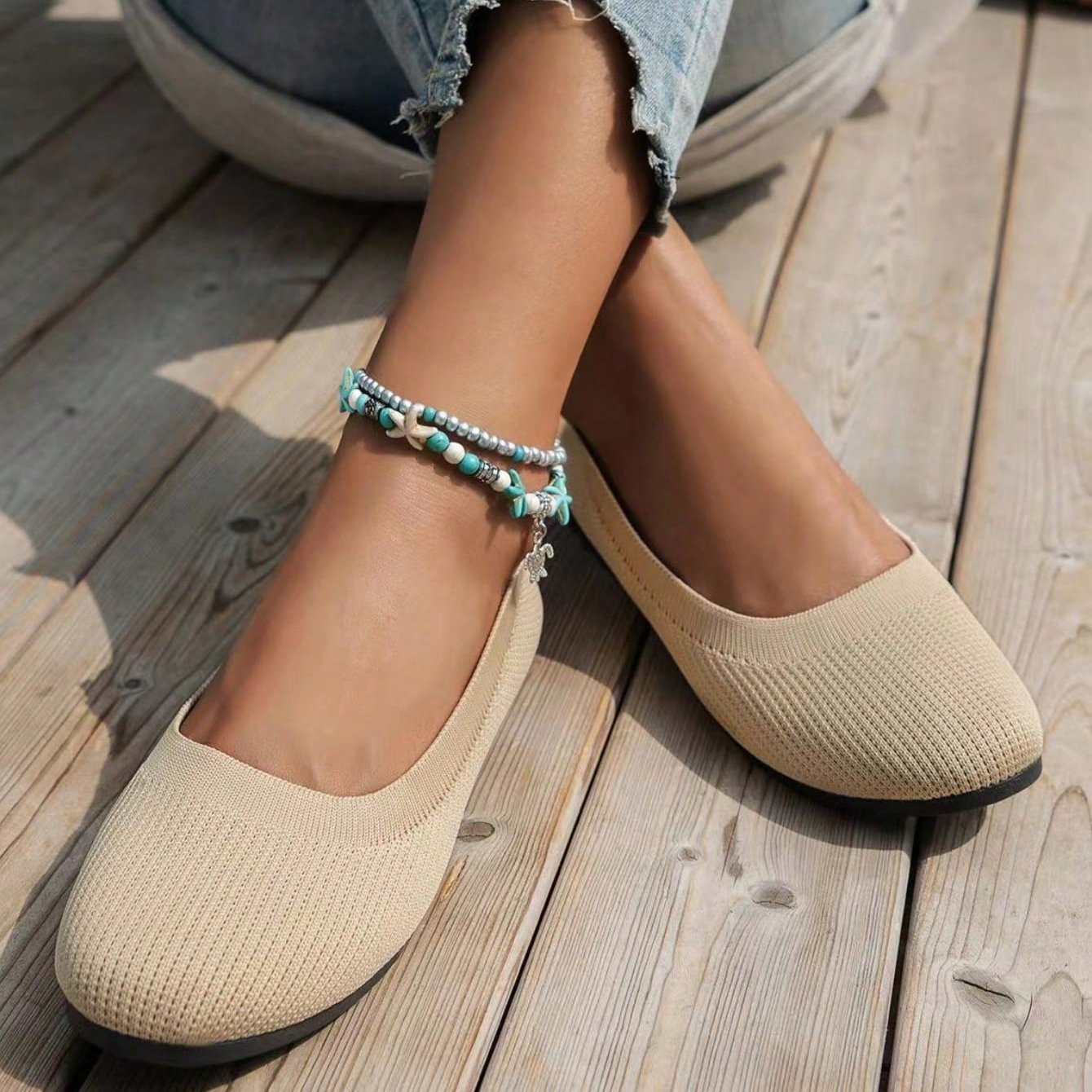 Women Comfortable Breathable Slip On Arch Support Non-Slip Casual Shoes