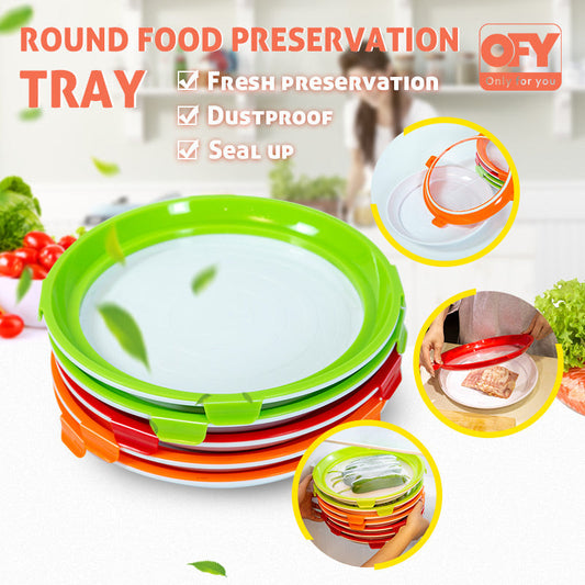 OFY Round Food Preservation Tray