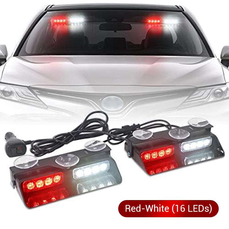 Windshield Suction Cup Strobe Warning Light for Vehicles🚗
