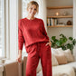 ✨🎅Last-Minute Christmas Offers 🎄⏰Women's Glitter Pullover Sweater & Pants 2-Piece Set