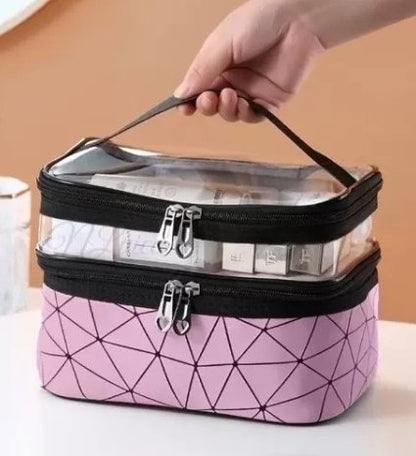 Double-layer Cosmetic Bag