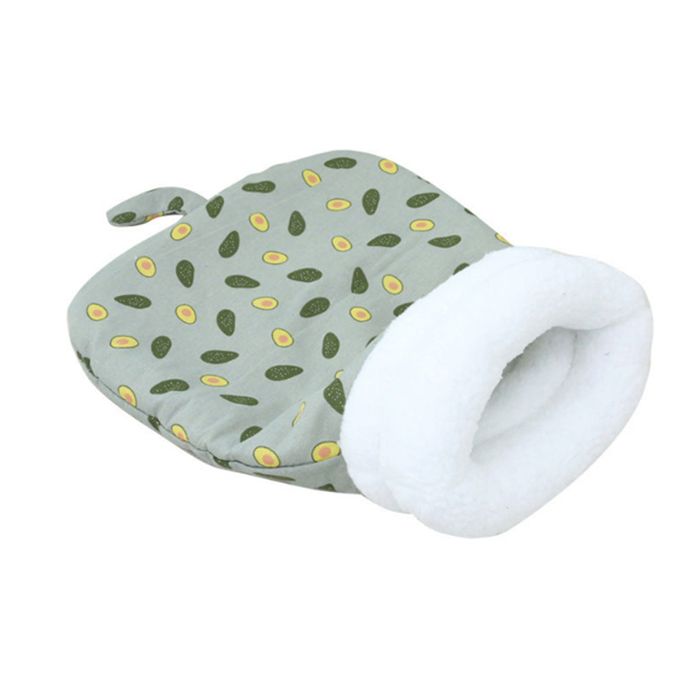 💥Warm Plush Thick Cat Sleeping Bag – Soft Burrow Cat Bed, Self-Warming Enclosed Cave Bed for Kittens & Small Pets, Cozy Hideaway Nest