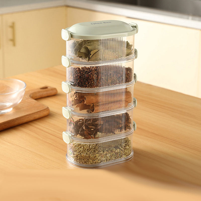 Multilayer Seasoning Storage Box