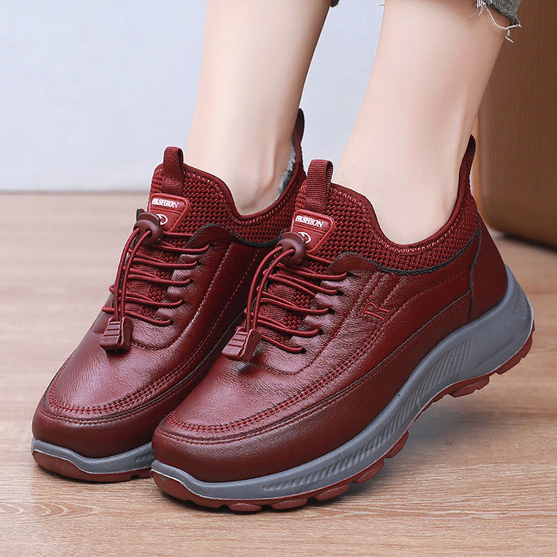 Thick Women's Casual Shoes For Autumn And Winter With Soft Non-slip Soles