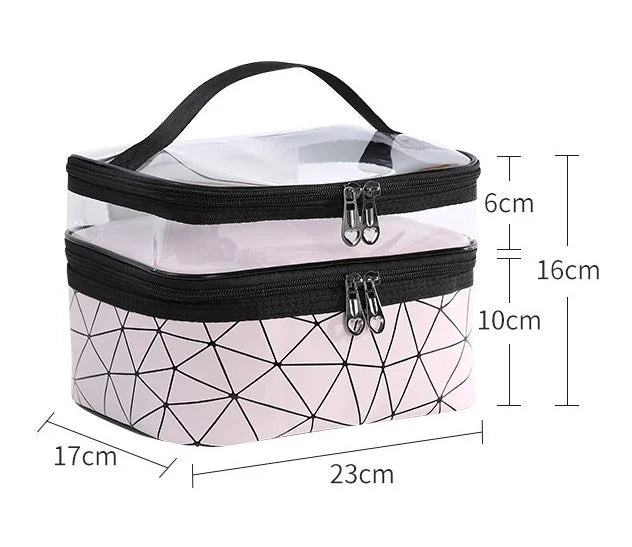 Double-layer Cosmetic Bag