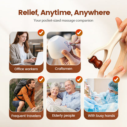 Bian Stone Finger & Palm Roller Massager