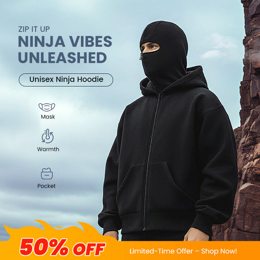 🔥Ninja Zip-Up Hoodie for Men & Women