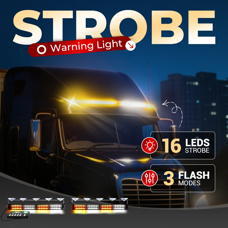 Windshield Suction Cup Strobe Warning Light for Vehicles🚗